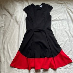 Calvin Klein - Black and Red Work Dress, Size 4